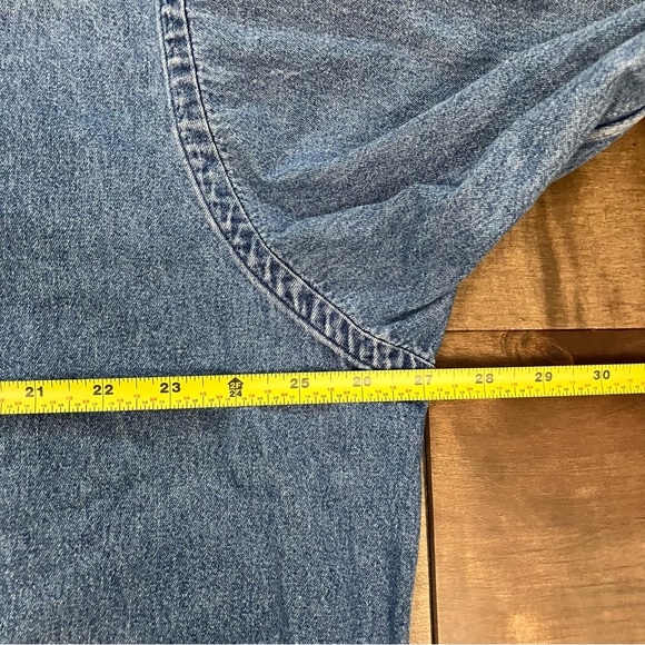 Vintage Polo Ralph Lauren Mens Size XL Blake Denim Long Sleeve Button Down Shirt - Picture 12 of 14